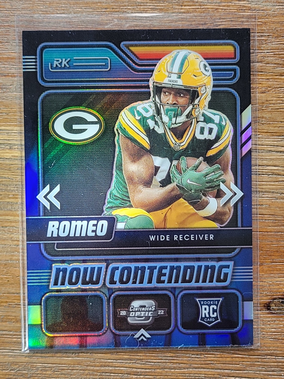 2022 Contenders Optic Romeo DOUBS “NOW CONTENDING” PRIZM SSP CASE HIT RC #NC-13