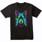 Basenji Psychedelic Dog Art T-Shirt - Basenji Owner Gift - Basenji Shirt