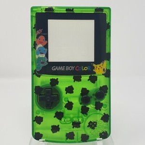 Pokemon Bulbasuar Gameboy Color Fai Da Te Palmare Alloggiamento Shell Gbc Retroilluminato Ips Verde Ebay