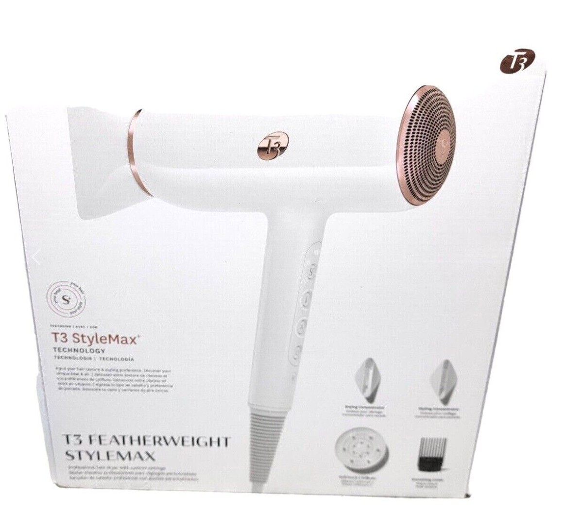 T3 Featherweight StyleMax professional hair dryer T3 Featherweight StyleMax Professional Hair Dryer with  main image 2