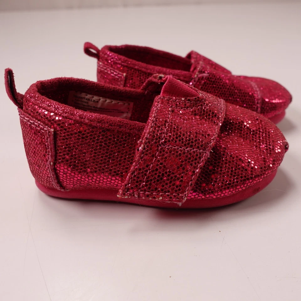 Gymboree ребенка ясельного возраста девочки красный блестящий платье туфли размер 4 блестящий ремень плоскостях - Изображение 2 из 4