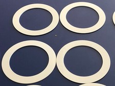 10 EA Pack Gloss White Goof Trim Ring for 6" Inch Recessed Lighting