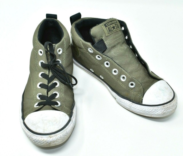 converse olive green sneakers