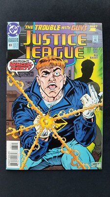 Justice League America #83 Direct 1993 DC Comics - The Trouble with Guys Part 1