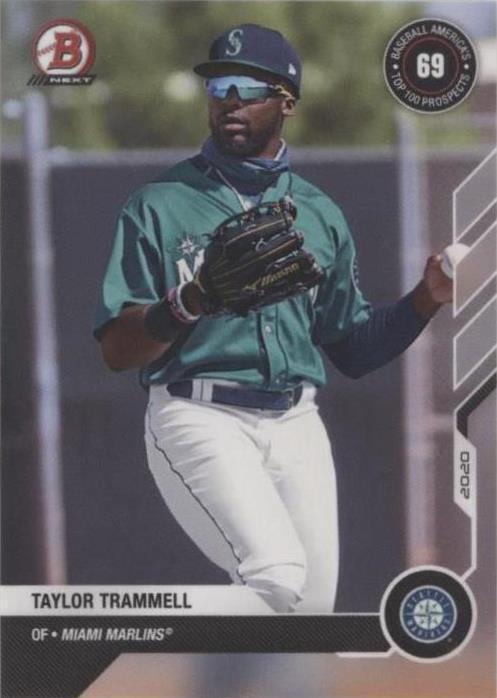 2020-21 Bowman Next Topps Now Baseball America Top 100 Prospects - Taylor Trammell #BA-35 - 1 of 1