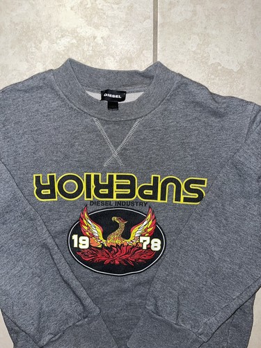 Diesel kids pull over Size 6y Upside Down Graphic Phoenix  - Picture 2 of 3