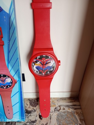 Orologio da parete Spider-man marvel vintage nuovo in box - Foto 2 di 5