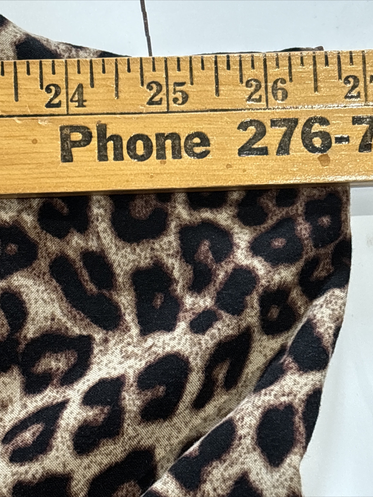 Torrid Challis Button Front Leopard Print Smock D… - image 8