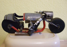 Chopper / Motorrad schweres Deko Modell ca 39cm Schrott Metall Kunst Easy Rider 