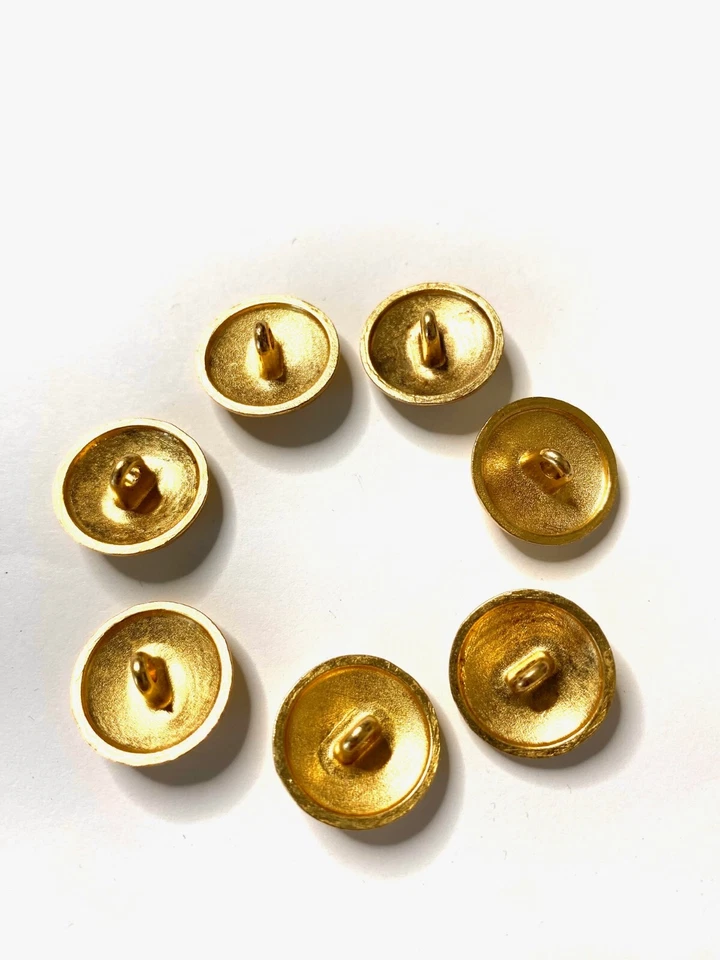 (7) Ralph Lauren Gold Logo Anchor Nautical Replacement Buttons (approx. 1/2") - Image 4 of 4