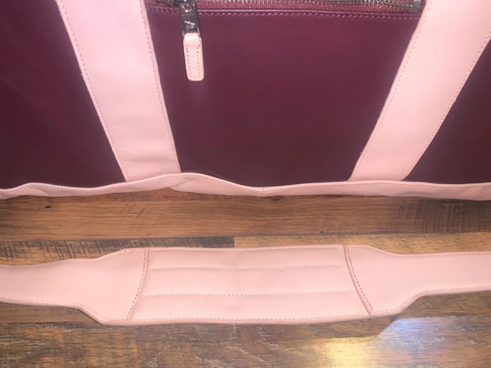 Bolso de Lona New Era Plumb Cuero Rosa Púrpura Foto 3 de 4