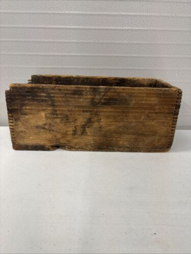 Antica cassa in legno "Phillips Phospho - Muriate di Chinino" esposizione pubblicitaria - Foto 2 di 7