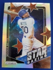 2021 Panini Prizm Mookie Betts Star Gazing Los Angeles Dodgers Silver Prizm SG8