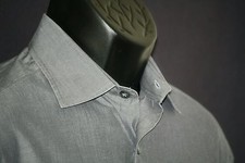Thomas Pink shirt Medium gray long sleeve shirt M Men's 