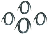4 Adam Hall K3BVV0150ECO 1,5 M Stereo 6,3 Mm Klinke Kabel Patchkabel Symmetrisch