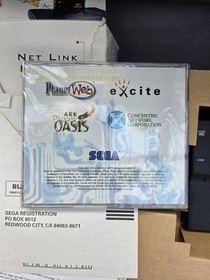 Netlink Planet Web Internet Modem Disc - Sega Saturn Net Link - CIB
