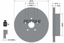 Disque de frein Subaru IMPREZA