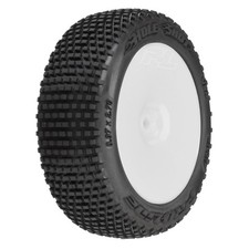 Pro-line Racing Hole Shot 3.0 Buggy Tires Mtd Velocity White Wheels For Arrma