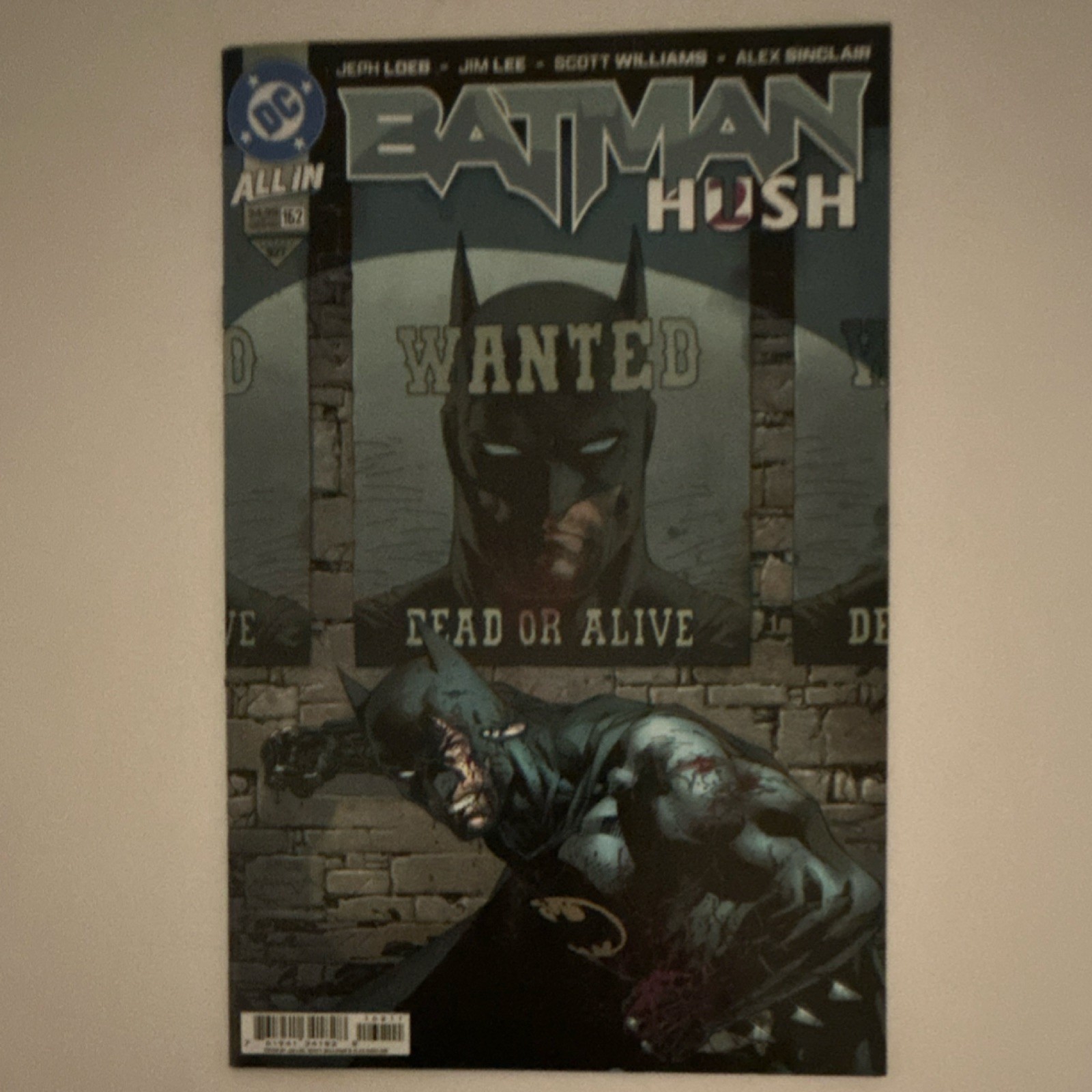 DC Comics Batman: Hush #162 Jim Lee Batman Catwoman Riddler Modern Superhero
