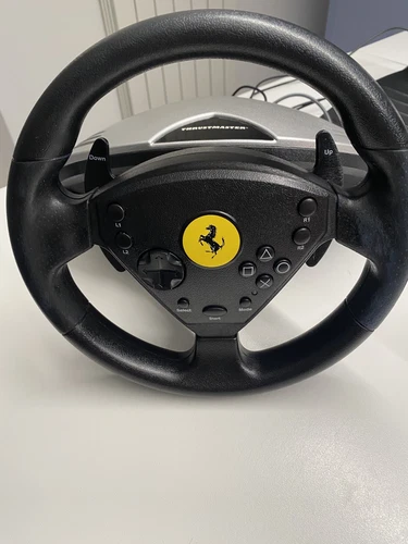 THRUSTMASTER 360 MODENA RACING WHEEL PEDALIERA + VOLANTE FERRARI PLAYSTATION 1 2 - Imagen 2 de 11