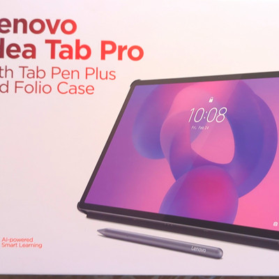 Lenovo Idea Tab Pro 12.7in 128GB Wi-Fi Android 8GB RAM Gray w/ Pen+Folio