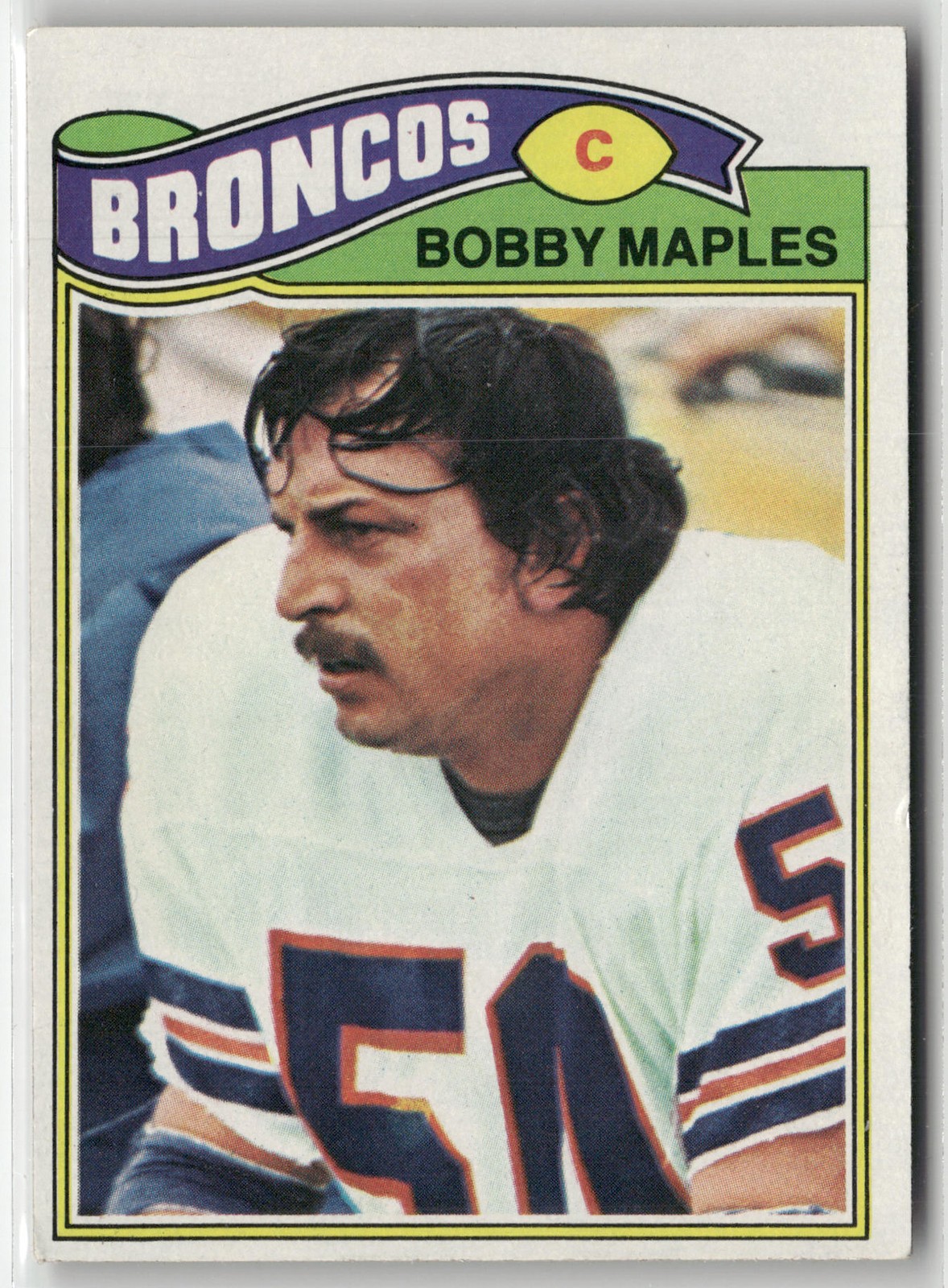 1977 Topps Bobby Maples #143 Denver Broncos VGEX