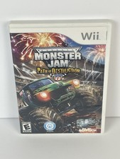 MONSTER JAM PATH OF DESTRUCTION NINTENDO WII Complete In Box WIth Manual CIB
