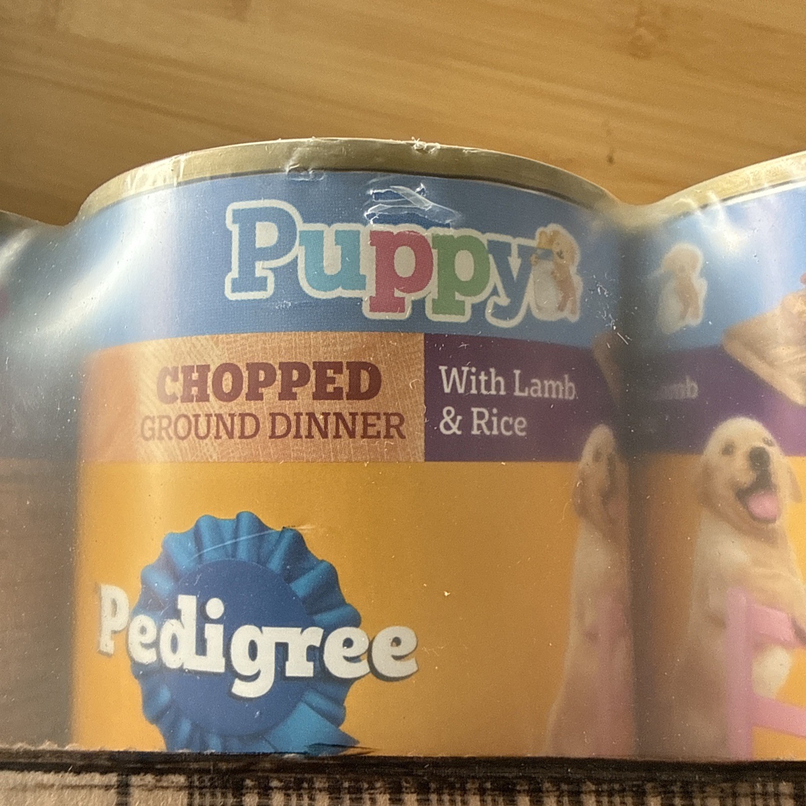 Wet Puppy Food with Lamb  Rice, 12 Cans, 13.2 oz Chopped Ground Dinner