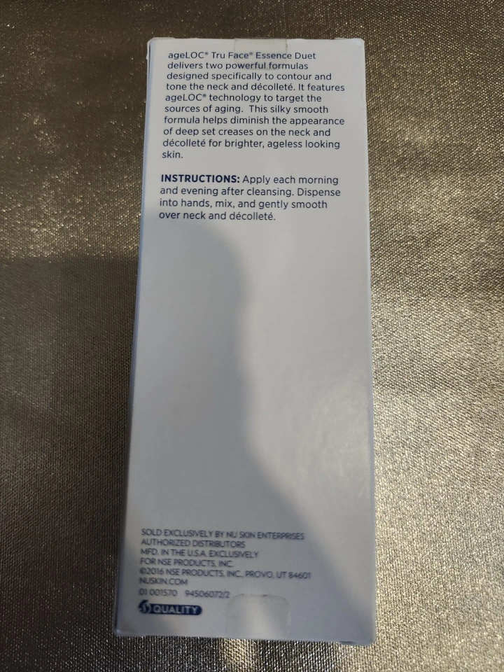 Nu Skin ageLoc Tru Face Essence Duet  NUSKIN neck & Decollette NIB - Image 2 of 3