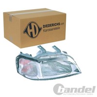Diederichs Halogen Scheinwerfer Chrom Links Passend FüR Honda Civic | 5206581