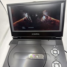 AUDIOVOX Portable DVD/CD/MP3 Player Model D1988 With 9  Screen Tested