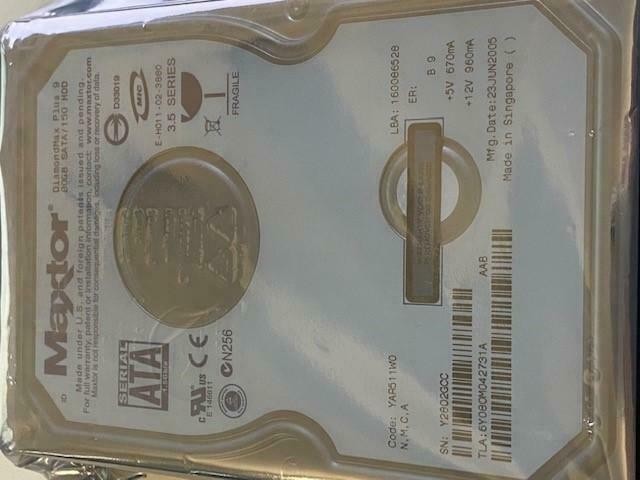 Maxtor 80GB SATA 7200rpm 3.5in HDD ( 6Y080M0 ) REF