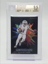 JA'MARR CHASE 2024 OBSIDIAN BLACK COLOR BLAST SSP BENGALS BGS 9.5 Q3391