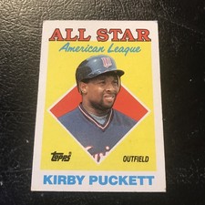 1988 Topps Kirby Puckett  1987 All Star  & 1987 Allan Anderson Rookie. Twins