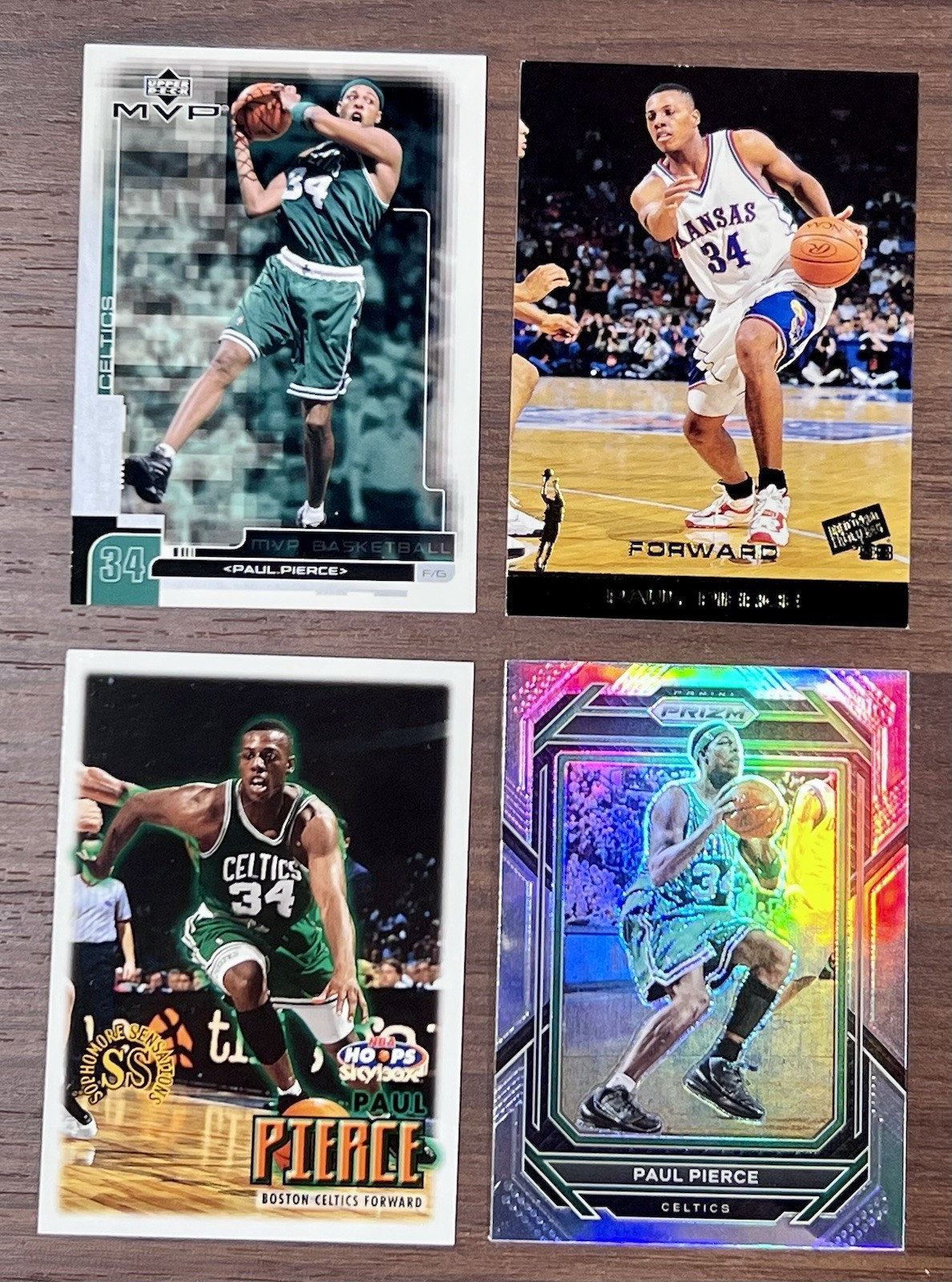Paul Pierce 4 Card Lot - Excellent Condition