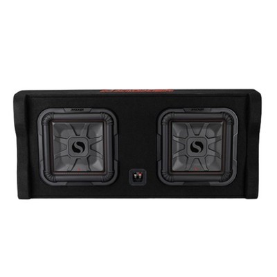 Open Box Kicker 49DL7TDF122 Dual Down-Firing 12'' L7T 2Ω 1200W RMS Sub Enclosure