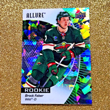 2023-24 Brock Faber Upper Deck Allure Rookie Green Rainbow /99 MINT RARE #112 💚