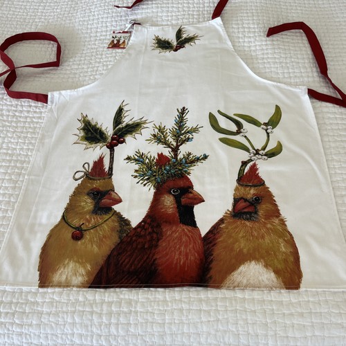 PPD Vicki Sawyer Baumwollköper Schürze Weihnachten Vögel - Bild 2 von 10