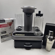 Bartesian Premium Cocktail Machine 55300 Tested Works Includes Capsule Pack Read
