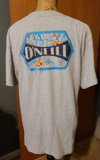 O'Neill Men's Gray Graphic Logo T-Shirt Crew Neck Short Sleeve Modern Fit Size L