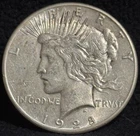 1928 United States Peace One Dollar Silver S$1 Coin-III