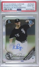 2019 Bowman Chrome Prospects Konnor Pilkington #CPA-KP PSA 10 GEM MT Auto 8d2