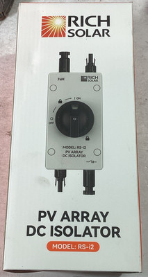 Rich Solar RS-i2 PV Array DC Isolator