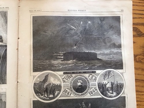 Authentic & Original Harper's Weekly April 29 1865 Lincoln Assassination Issue - Picture 13 of 17