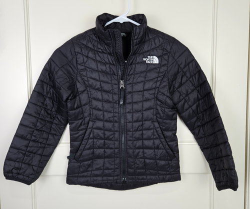 The North Face Thermoball Winter Puffer Coat Jacket Full Zip Girls Size: XS (6)