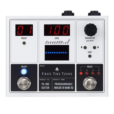 FREE THE TONE PA-1QG Graphic Equalizer for Guitar FREE THE TONE White