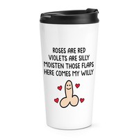 Gift Base 16Oz WeißEr Metall Isolierter Travel Mug Becher Valentinstag