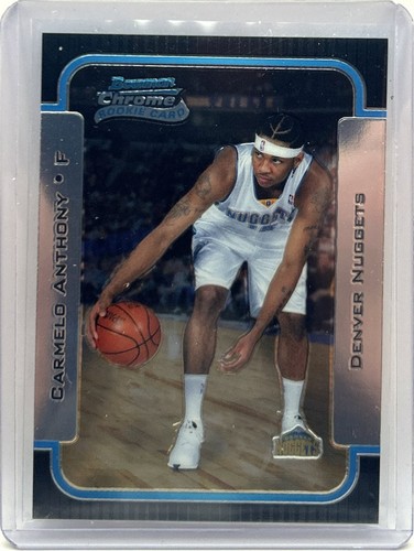Carmelo Anthony [Chrome] #140 2003 Bowman card