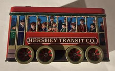 Hershey Transit Co. Advertising Tin Metal Con...