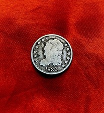 1830 Capped Bust Silver Half Dime 5C - 90% Silver